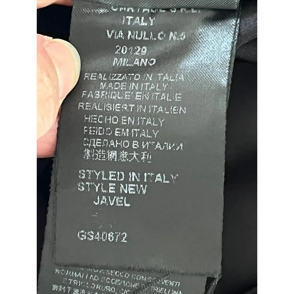 Gisel Milano New Javel Gold Buckle High Waist Shorts 🇮🇹 Sophisticated 40/XS - Picture 8 of 8